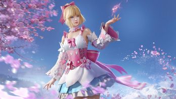 Hình nền Snow Sakura skin outfit 25.5